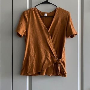 Old Navy Wrap Tie Top